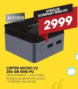 Punkt1 Cepter micro v2 256 gb mini pc tilbud