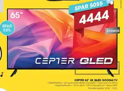 Punkt1 Cepter 65" 4k qled google tv tilbud