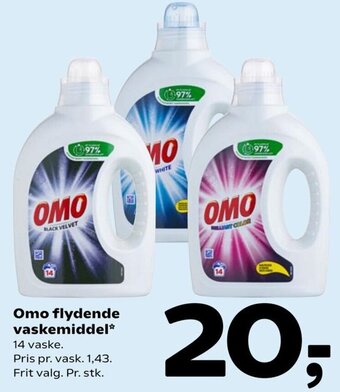 Coop 365 Omo Flydende Vaskemiddel tilbud