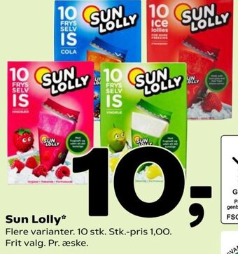 Coop 365 Sun Lolly tilbud