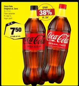 Calle Coca Cola Original el. Zero tilbud