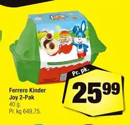 Calle Ferrero Kinder Joy 2-Pak tilbud