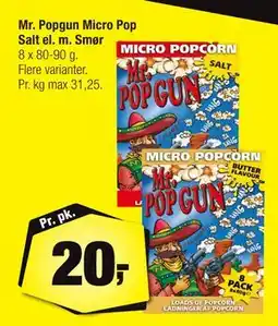Calle Mr. Popgun Micro Pop Salt el. m. Smør tilbud