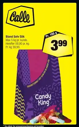 Calle Bland Selv Slik tilbud