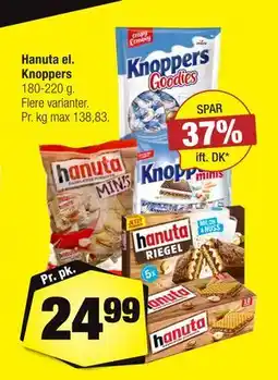 Calle Hanuta el. Knoppers tilbud