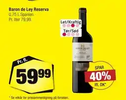 Calle Baron de Ley Reserva tilbud