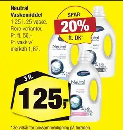 Calle Neutral Vaskemiddel tilbud