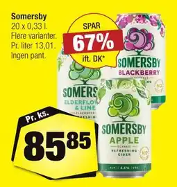 Calle Somersby tilbud