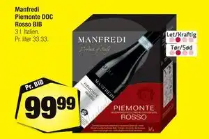 Calle Manfredi Piemonte DOC Rosso BIB tilbud