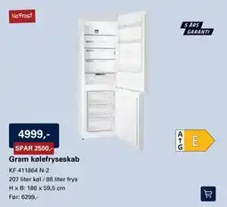 El-Salg Gram kølefryseskab tilbud
