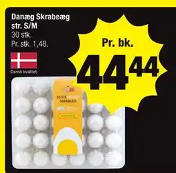 Calle Danæg Skrabeæg str. S/M tilbud