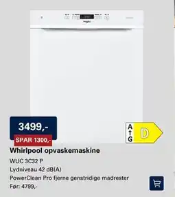 El-Salg Whirlpool opvaskemaskine tilbud