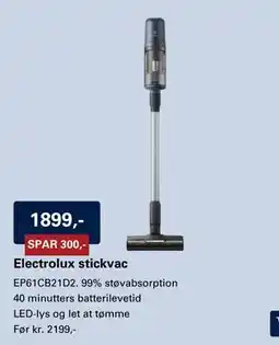 El-Salg Electrolux stickvac tilbud