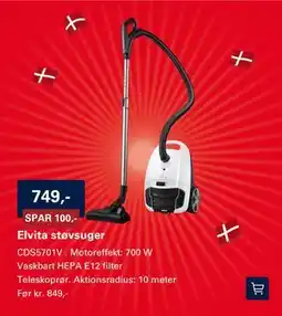 El-Salg Elvita støvsuger tilbud