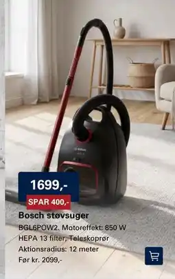 El-Salg Bosch støvsuger tilbud