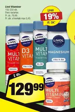 Calle Livol Vitaminer tilbud