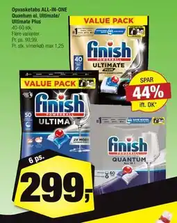 Calle Opvasketabs ALL-IN-ONE Quantum el. Ultimate/ Ultimate Plus tilbud