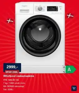 El-Salg Whirlpool vaskemaskine tilbud