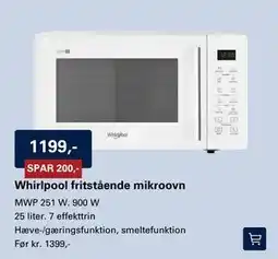 El-Salg Whirlpool fritstående mikroovn tilbud