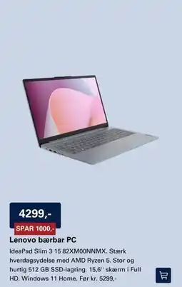 El-Salg Lenovo bærbar PC tilbud