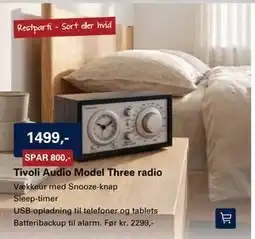 El-Salg Tivoli Audio Model Three radio tilbud
