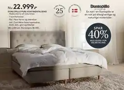 SENG DUNLOPILLO PURE KONTINENTALSENG tilbud