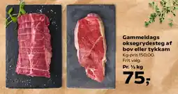 Kvickly Gammeldags oksegryde steg af bov eller tykkam tilbud