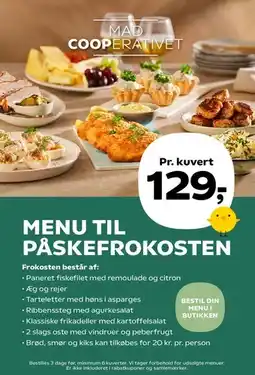 Kvickly MENU TIL PÅSKEFROKOSTEN tilbud
