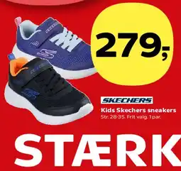 Kvickly Kids Skechers sneakers tilbud