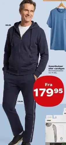 Kvickly Sweatbukser eller -cardigan tilbud