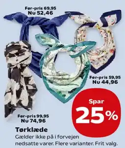 Kvickly Tørklæde tilbud