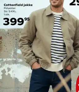 Kvickly Cottonfield jakke tilbud
