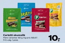 Kvickly Carletti skumslik tilbud