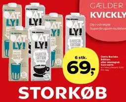 Kvickly Oatly Barista Edition eller økologisk havredrik tilbud