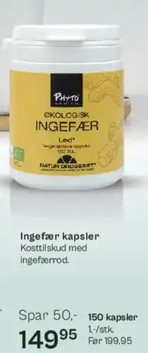 Helsam Ingefær kapsler tilbud
