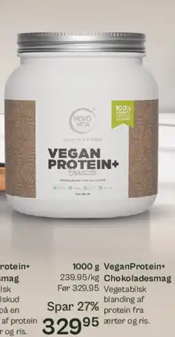 Helsam Vegan Protein+ (1000 g) tilbud
