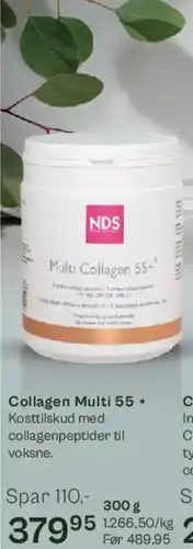 Helsam Collagen Multi 55+ tilbud