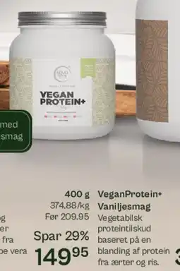 Helsam Vegan Protein+ tilbud