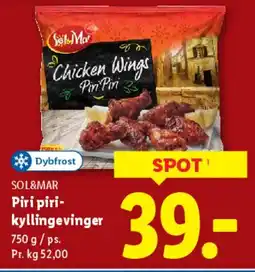 Lidl Piri piri kyllingevinger tilbud
