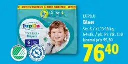 Lidl Bleer (diapers) Str. 6 / XL tilbud