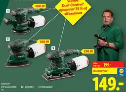 Lidl Excentersliber / Multisliber / Rystepudser tilbud