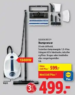 Lidl SILVERCREST Damprenser tilbud