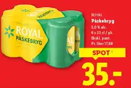 Lidl Royal Påskebryg tilbud