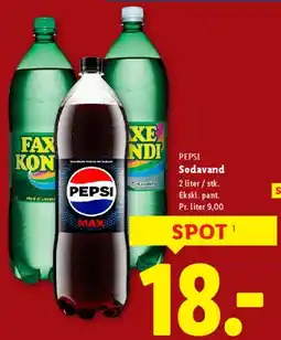 Lidl Pepsi / sodavand (2 l) tilbud