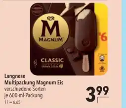 Citti Langnese Multipackung Magnum Eis tilbud