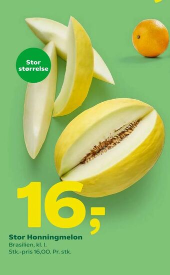 Coop 365 Stor Honningmelon tilbud