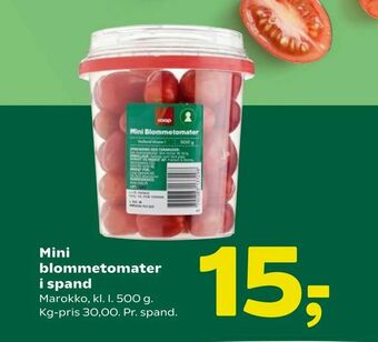 Coop 365 Mini blommetomater i spand tilbud