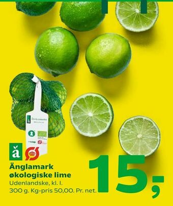Coop 365 Änglamark økologiske lime tilbud