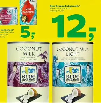 Coop 365 Blue Dragon kokosmælk tilbud