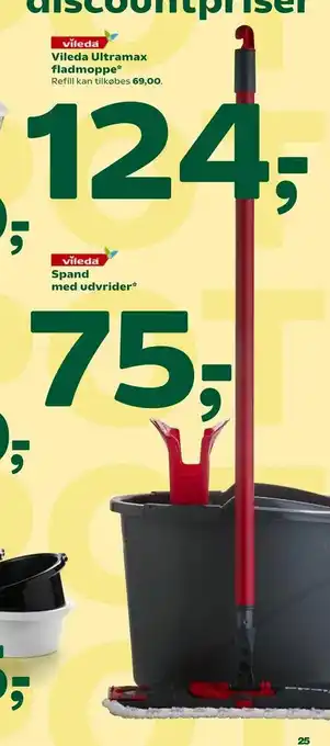 Coop 365 Vileda Ultramax fladmoppe tilbud